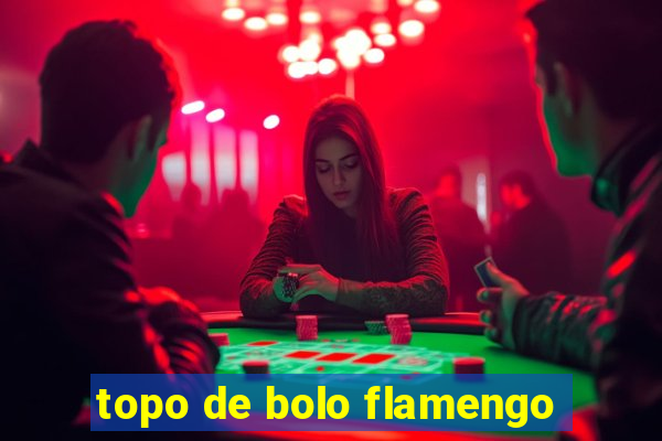 topo de bolo flamengo